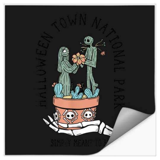 Disneyss The Nightmare Before Christmas Jack Sally Cactus Stickers