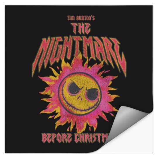 Disneyss The Nightmare Before Christmas Jack Pop Distressed Stickers