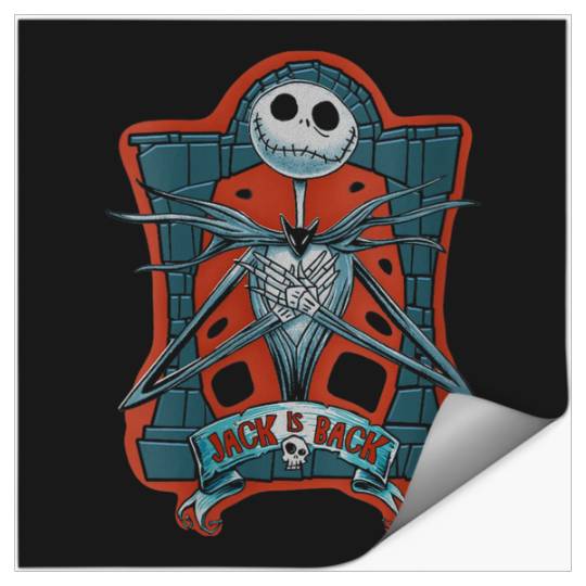 Disneyss The Nightmare Before Christmas Jack Is Back Poster Stickers
