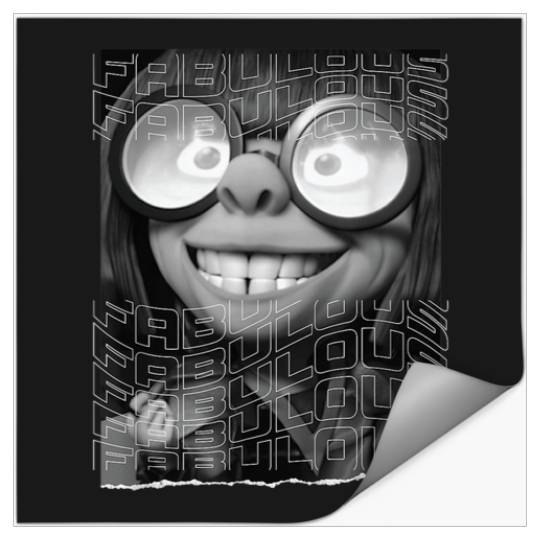Disney and Pixars The Incredibles Edna Mode Fabu Stickers
