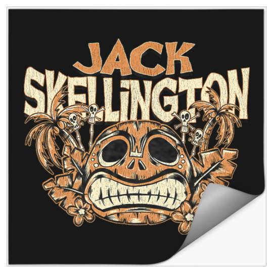 Disneyss The Nightmare Before Christmas Jack Skellington Tiki Stickers