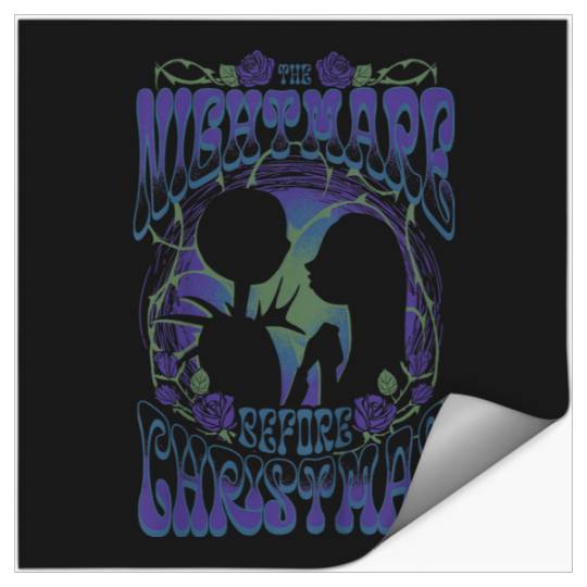 Disneyss The Nightmare Before Christmas Jack Sally Retro Stickers