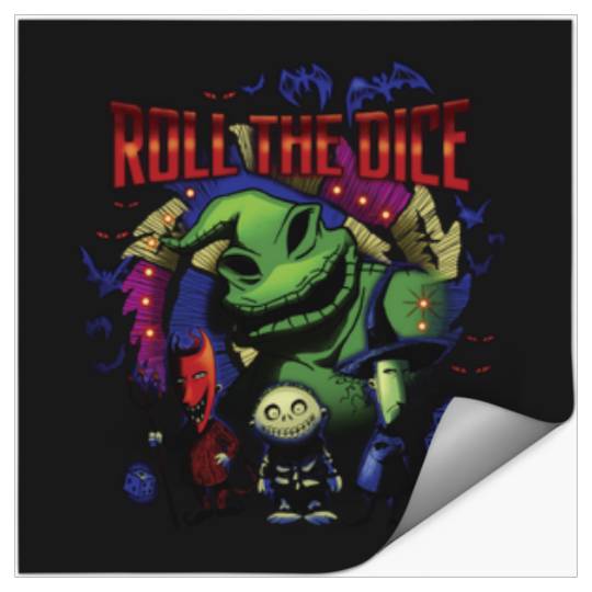 Disneyss The Nightmare Before Christmas Oogie Roll The Dice Stickers
