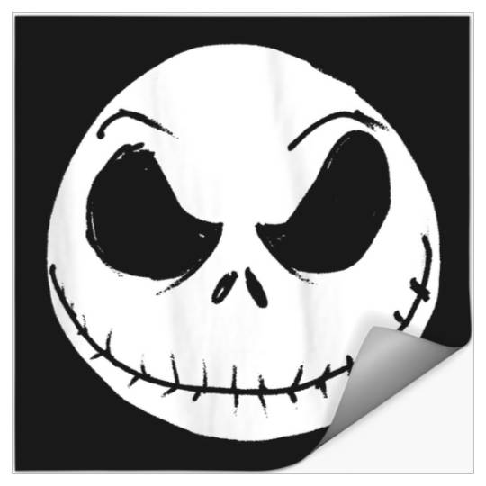 Disneyss The Nightmare Before Christmas Jack Skellington Faces Stickers