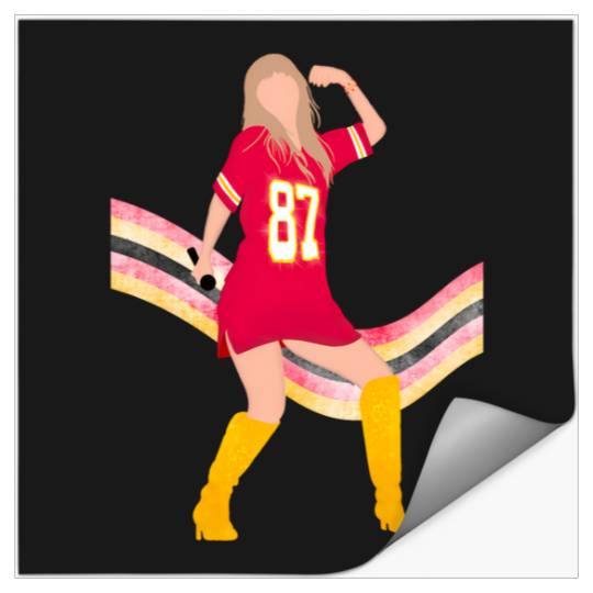 Discover Taylor X Travis Kelce Jersey V2 Stickers