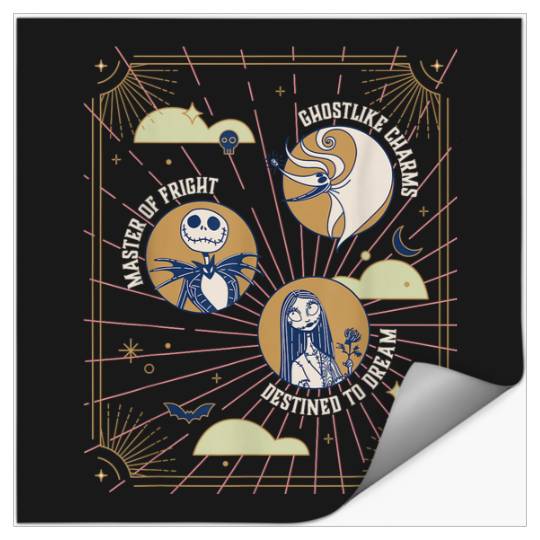 Disneyss The Nightmare Before Christmas Jack Sally Zero Mystic Stickers