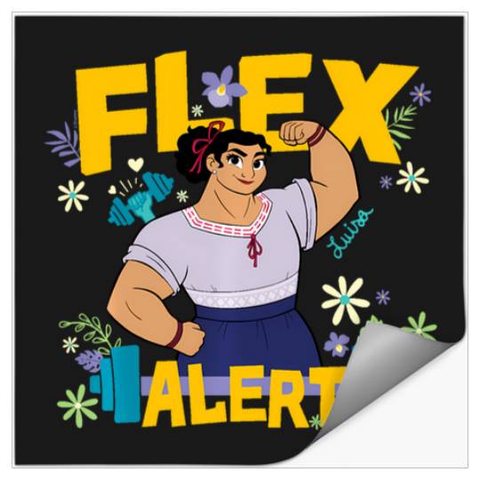 Disney Encanto Luisa Flex Alert Stickers
