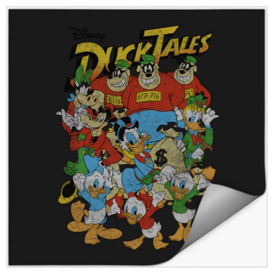 Disney Ducktales Classic Group Shot Stickers