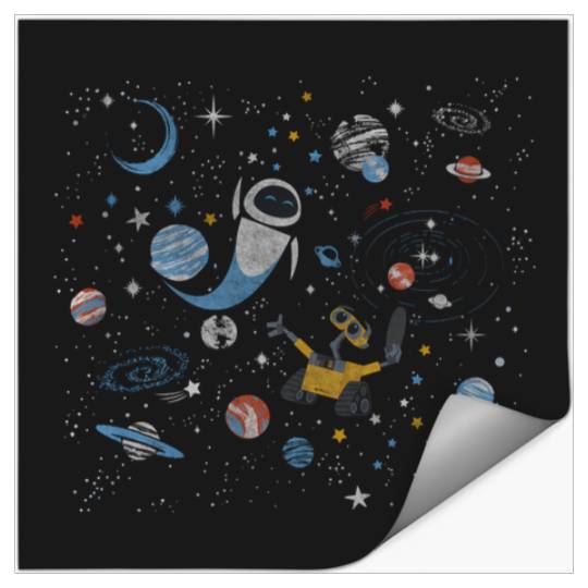 Disney Pixar Wall-E Eve In Space Stickers