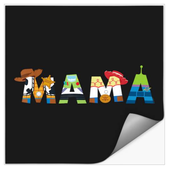 Disneyss And Pixarss Toy Story Mama Mothers Day Mom Birthday Stickers
