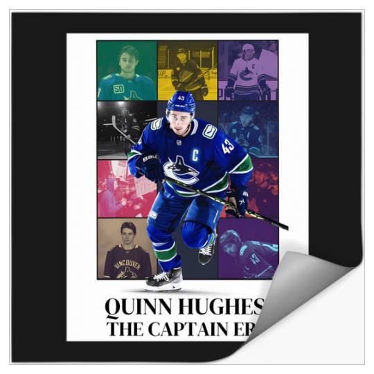 Quinn Hughes �eras Tour” Vancouver Canucks (Bigger Print) Stickers