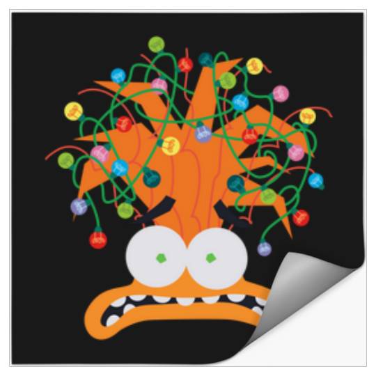 Disneyss And Pixarss Inside Out 2 Anxietys Christmas Holiday Stickers