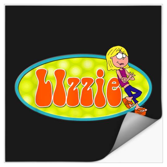 Disneyss Channel Lizzie Mcguire Animated Lizzie Logo Stickers
