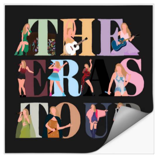 Eras Tour Logo Art Stickers