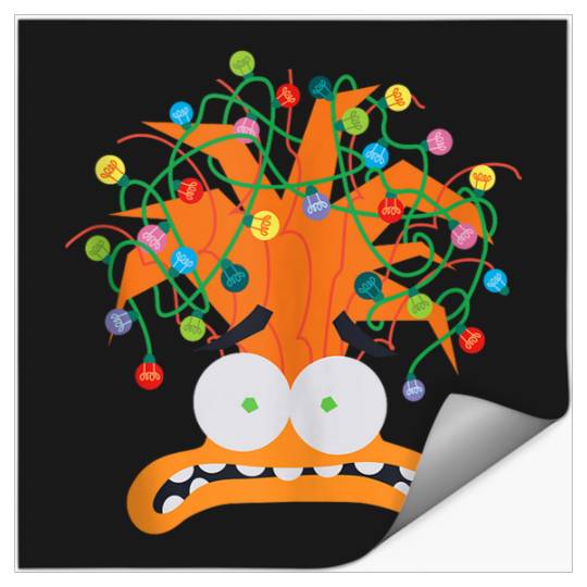 Disneyss And Pixarss Inside Out 2 Anxietys Christmas Holiday Stickers