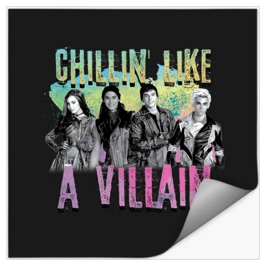 Disney Descendants Chillin Like A Villain Stickers