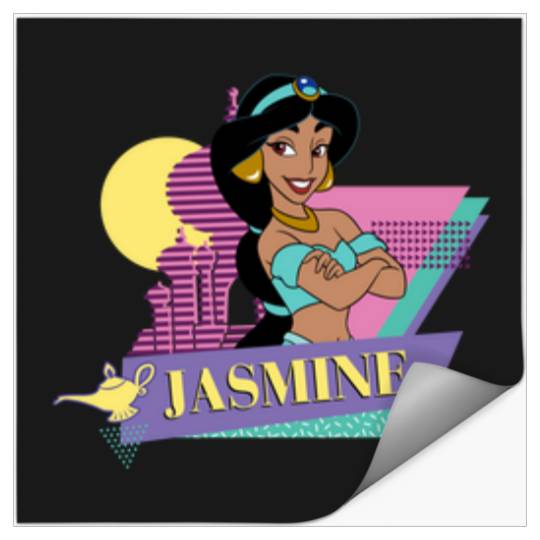 Disneyss Aladdin Retro 90s Couples Matching Princess Jasmine Stickers