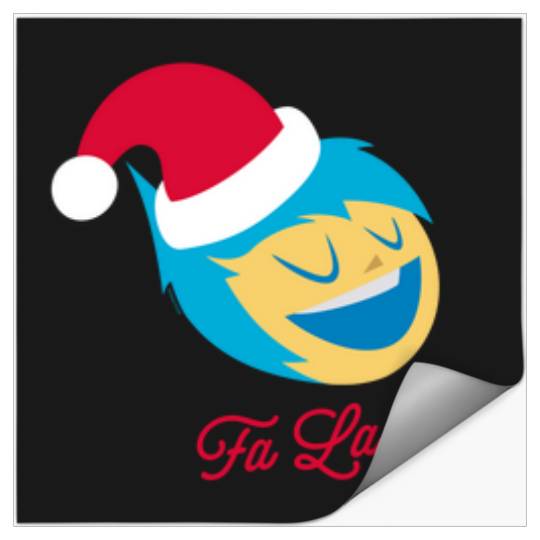 Disneyss And Pixarss Inside Out 2 Christmas Fa La La Santa Joy Stickers