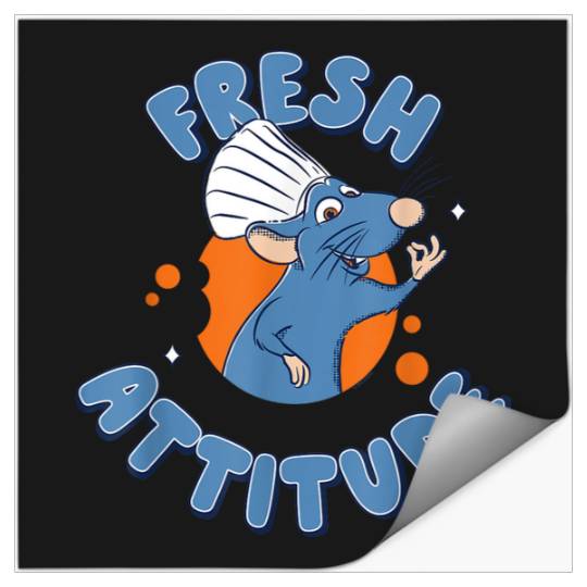 Disneyss And Pixarss Ratatouille Chef Remy Fresh Attitude Stickers