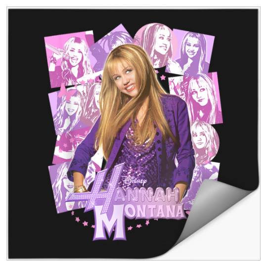 Disneyss Hannah Montana Epic Iconic Collage Big Chest Poster Stickers