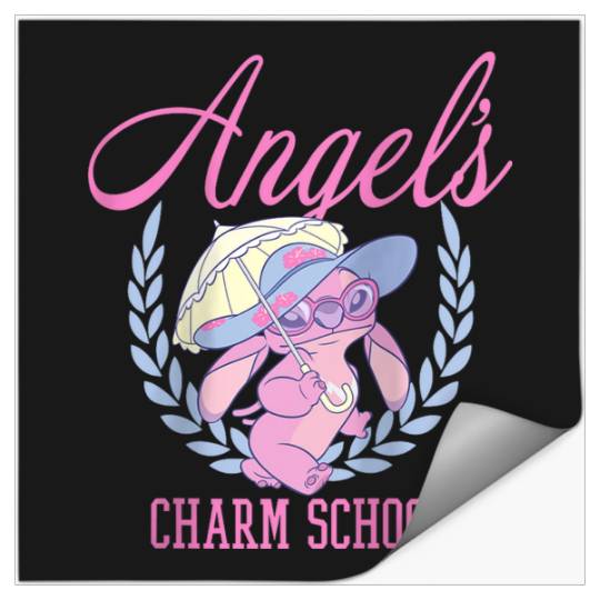 Disneyss Lilo Stitch Angel Charm School Demure College Stickers