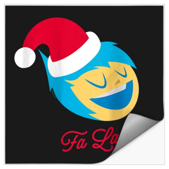 Disneyss And Pixarss Inside Out 2 Christmas Fa La La Santa Joy Stickers