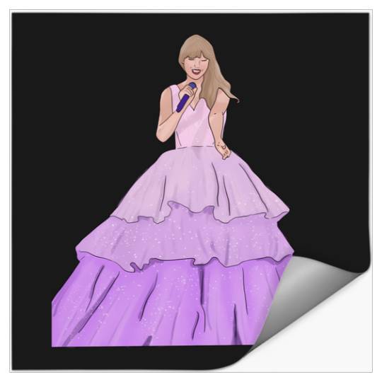 Cupcake Eras Tour Dress Stickers