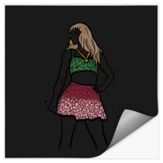 Leopard Print Eras Tour Stickers