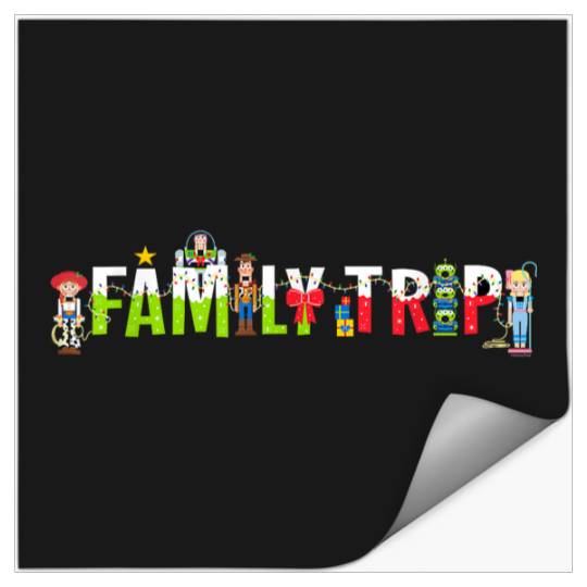 Disneyss Pixarss Toy Story Nutcracker Christmas Family Trip Stickers