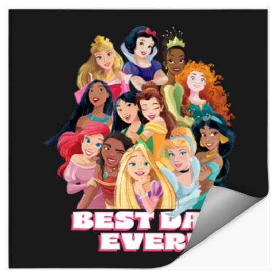Disneyss Princess Friend Family Trip Matching Best Day Ever Stickers