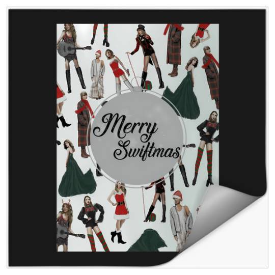 Discover Taylor Christmas Card (Merry Swiftmas) Stickers