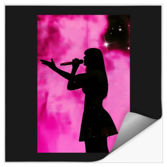Eras Tour Taylorss Swift (Pink Glitter Superstar Aesthetic) 1989 Performance Stickers