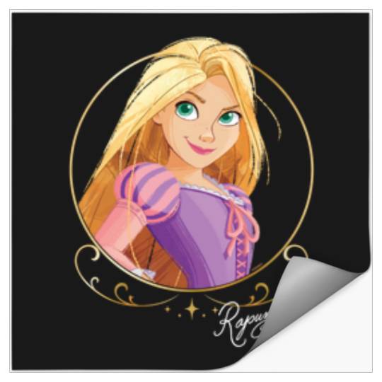 Disneyss Princess Royalty Group Matching Rapunzel 2 sided Stickers