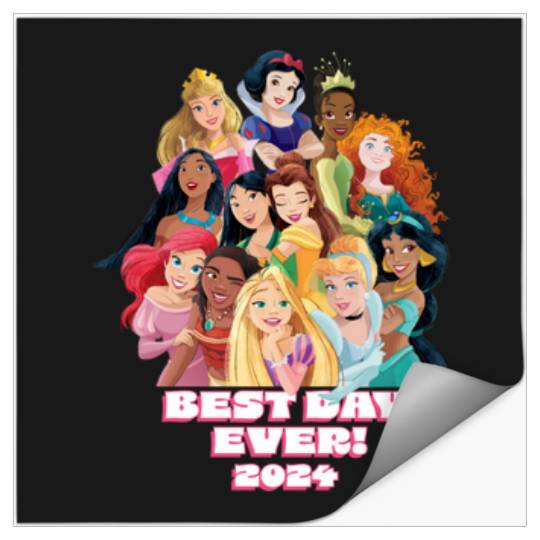 Disneyss Princess Friend Family Matching Best Day Ever 2024 Stickers
