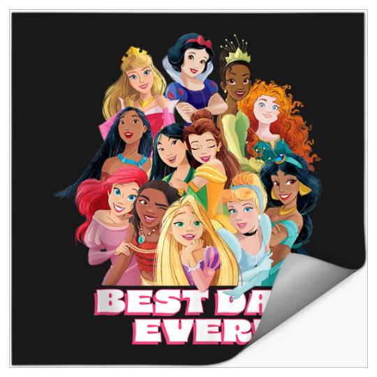 Disneyss Princess Friend Family Trip Matching Best Day Ever Stickers