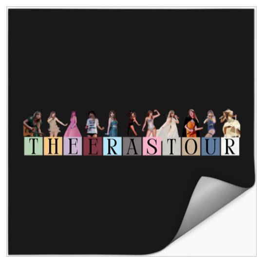 Taylorss Swift Eras Tour Every Era Horizontal Lineup Stickers