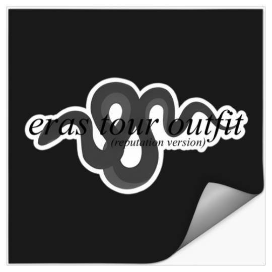 Eras Tour Outfit Reputation Version Stickers