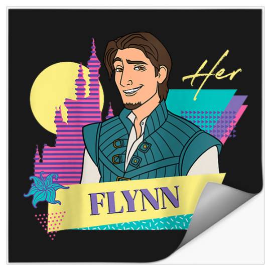 Disneyss Tangled Retro 90s Couples Matching Her Flynn Rider Stickers