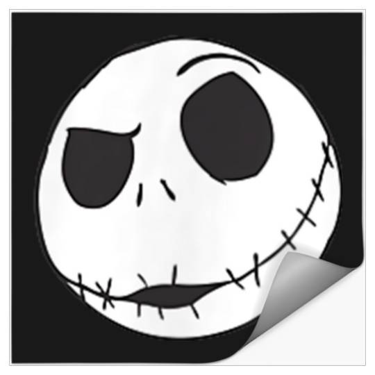 Disneyss The Nightmare Before Christmas Jack Small Pocket Logo Stickers