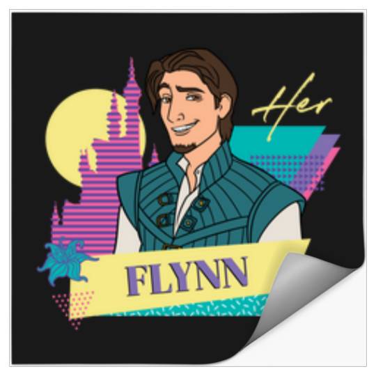 Disneyss Tangled Retro 90s Couples Matching Her Flynn Rider Stickers