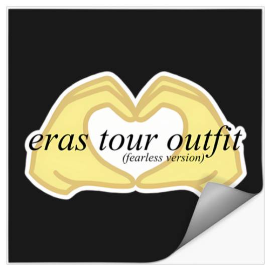 Eras Tour Outfit Fearless Version Stickers