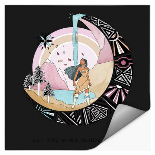Disney Pocahontas Let The Wind Guide You Stickers
