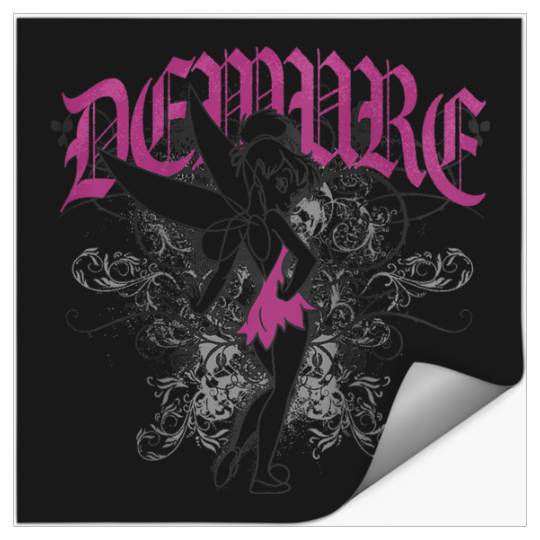 Disneyss Tinker Bell Sassy And Very Demure Big Chest Logo Stickers