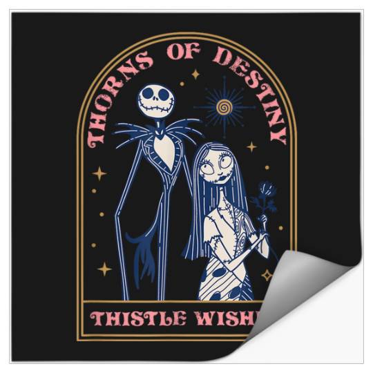 Disneyss The Nightmare Before Christmas Jack And Sally Destiny Stickers