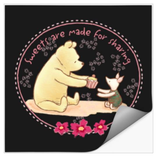Disneyss Winnie The Pooh Sweets Are Made For Sharing Frame Stickers