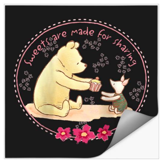 Disneyss Winnie The Pooh Sweets Are Made For Sharing Frame Stickers