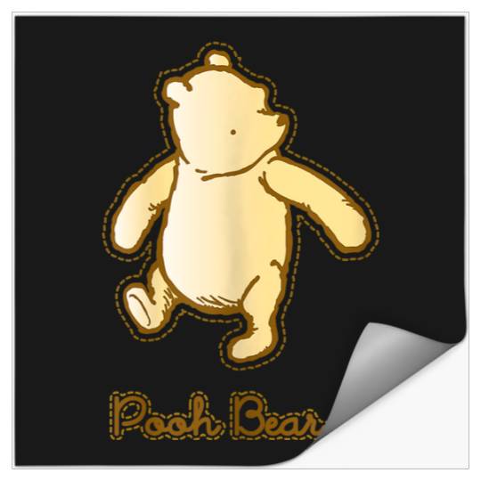 Disneyss Winnie The Pooh Classic Pooh Center Icon Stickers
