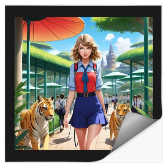 Discover Taylor In Singapore Anime Art Stickers