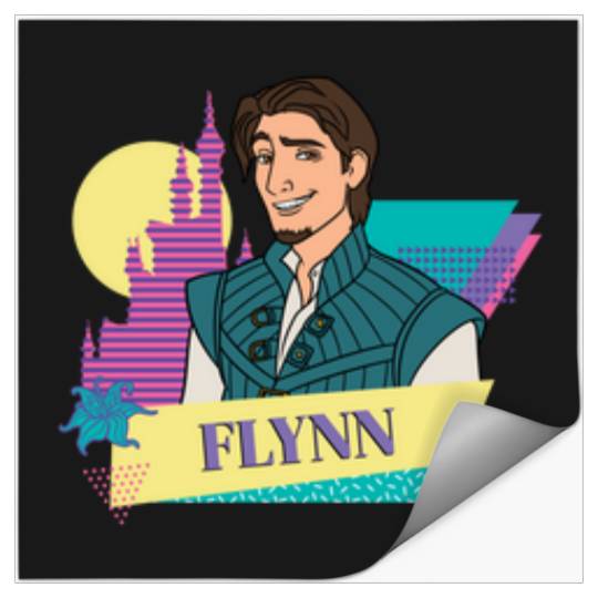 Disneyss Tangled Retro Couples Matching Flynn Rider Stickers