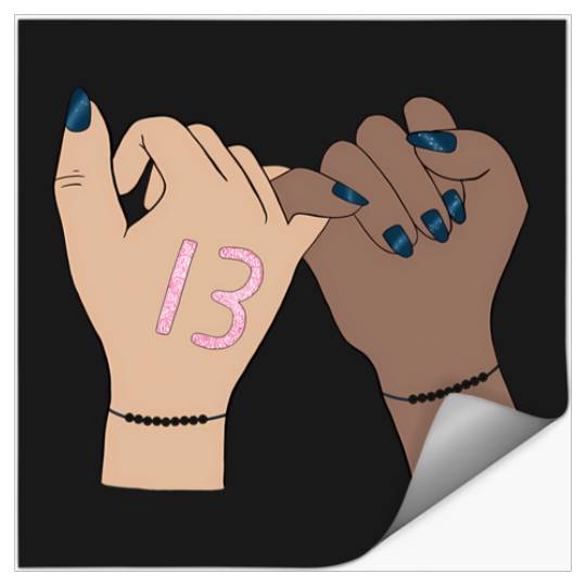 Discover Midnights Bracelet Pinky Promise Eras Tour 13 Hand Stickers